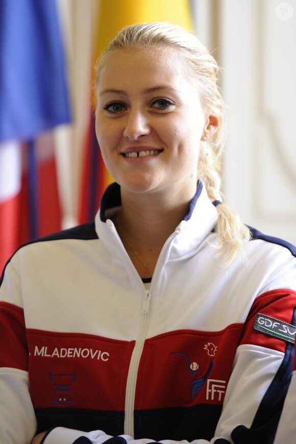 Kristina Mladenovic à Limoges le 8 février 2013