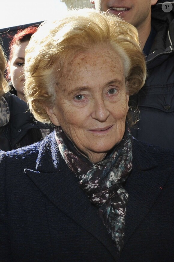 Bernadette Chirac lors de la grande fête des Pièces Jaunes, le samedi 9 février 2013 à Nice.