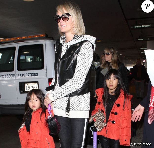 Laeticia Hallyday Jade Et Joy Deux Fillettes Au Look De Bebes Rockeuses Purepeople