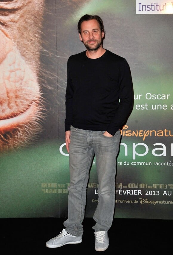 Fred Testot à l'avant-première de Chimpanzés au Grand Rex à Paris, le 12 février 2013.