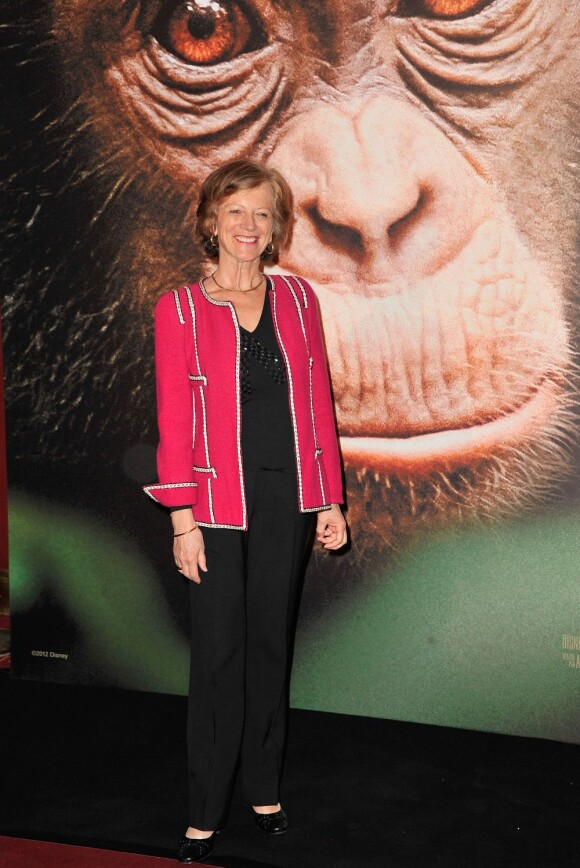 Brigitte Ayrault à l'avant-première de Chimpanzés au Grand Rex à Paris, le 12 février 2013.