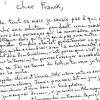 La lettre d'un certain Olivier, qui aurait pris à partie Franck Ribéry le 13 février 2013 à Munich