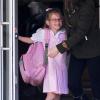 Ben Affleck, Jennifer Garner et leur fille Seraphina se rendent au Brentwood Country Mart et vont chercher Violet à l'école à Santa Monica, le 13 février 2013.