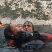 Splash - Jennifer Lauret blessée : Les images de sa terrible chute