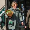 Cameron Diaz se promène avec une amie dans les rues de New-York, le 15 février 2013.