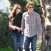 Julia Roberts et son mari Dave s'accordent un moment à deux le 16 février à Santa Monica