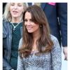 Kate Middleton, enceinte de 5 mois, en visite dans un centre de traitement pour femmes dépendantes, la Hope House, en tant que marraine d'Action on Addiction, le 19 février 2013 dans le sud de Londres.