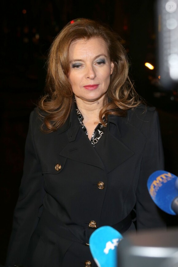 Valerie Trierweiler à Paris le 27 Janvier 2013.