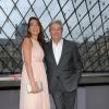 L'acteur Alain Delon et sa fille Anoushka, le 12 juin 2012 à Paris.