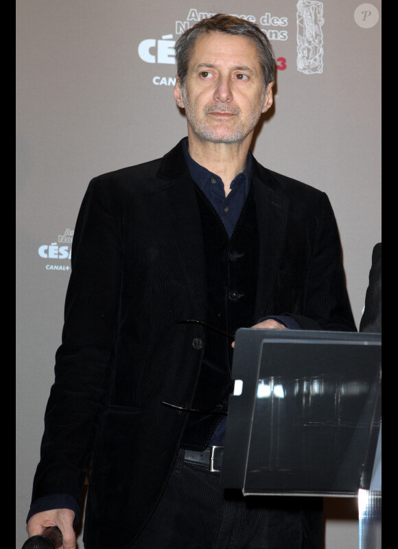 Le comédien Antoine de Caunes le 25 janvier 2013 à Paris.