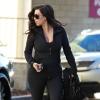La star de télé-réalité Kim Kardashian se rendant à son cours de gym, le samedi 23 février à Studio City (Los Angeles).