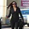 Kim Kardashian se rendant à son cours de gym, le samedi 23 février à Studio City (Los Angeles).