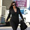 Kim Kardashian se rendant à son cours de gym, le samedi 23 février à Studio City (Los Angeles).