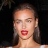 The 27-year-old Russian model Irina Shayk looked gorgeous as she arrives at Mario Testino's Gallery opening pre-Oscar event in a white low-cut knee-length dress with pointy black heels. Los Angeles, CA, USA, on February 23, 2013. Photo by GSI/ABACAPRESS.COM24/02/2013 - Los Angeles