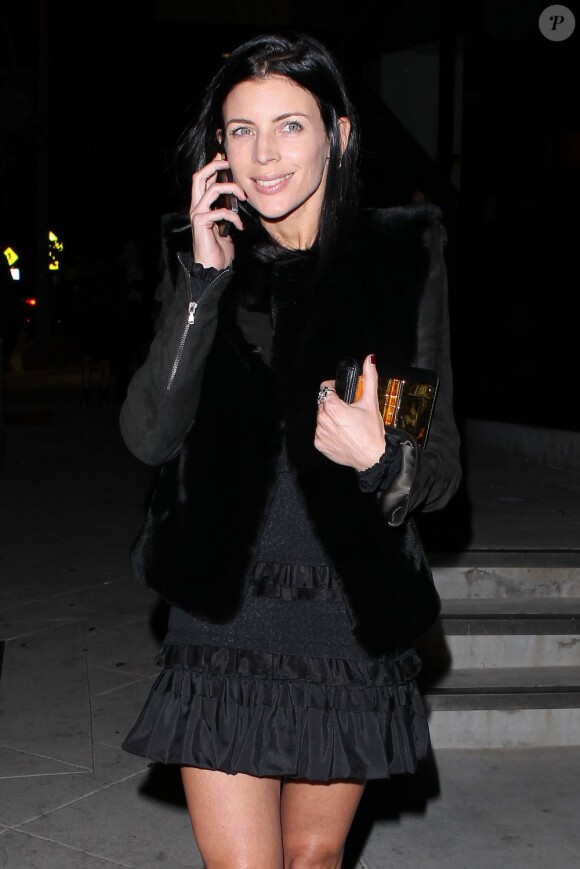 L'actrice et mannequin Liberty Ross lors de la soirée de vernissage de l'exposition éponyme de Mario Testino à la Prism Gallery. West Hollywood, le 23 février 2013.