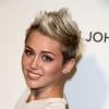 Miley Cyrus à la soirée organisée par la fondation Elton John, en marge des Oscars, à Los Angeles, le 24 février 2013.