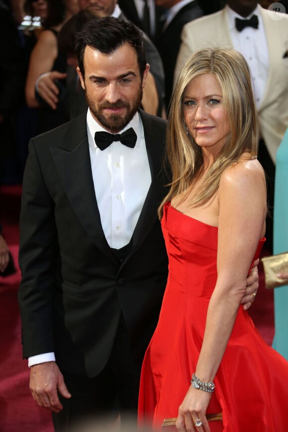 Jennifer Aniston à la 85e cérémonie des Oscars à Hollywood le 24 février 2013.