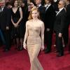 Jessica Chastain en robe Armani Privé à la 85e cérémonie des Oscars à Hollywood le 24 février 2013.