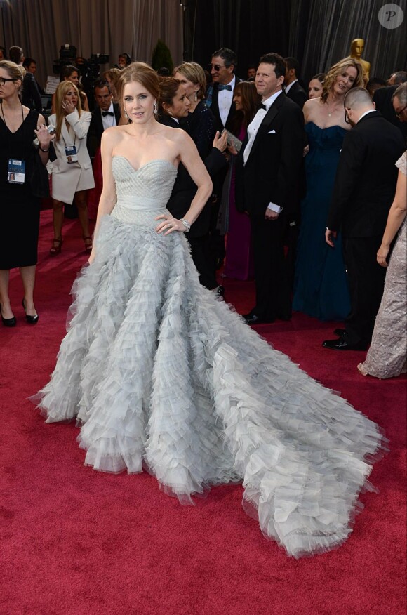 Amy Adams à la 85e cérémonie des Oscars à Hollywood le 24 février 2013.