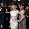 Anne Hathaway à la 85e cérémonie des Oscars à Hollywood le 24 février 2013.