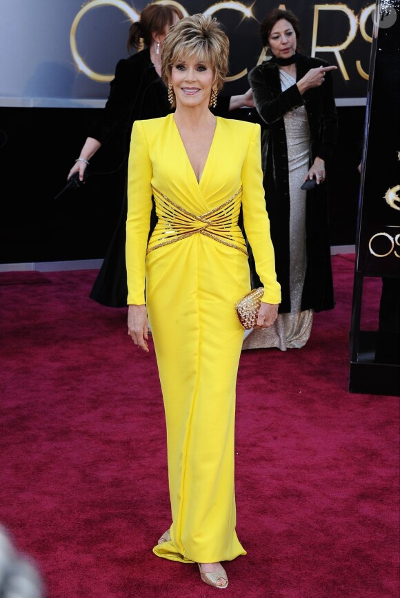 Jane Fonda à la 85e cérémonie des Oscars à Hollywood le 24 février 2013.