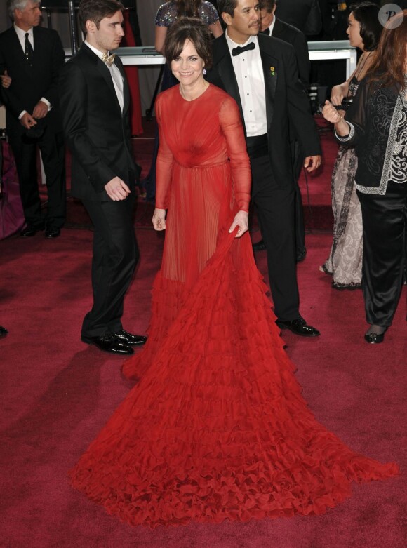L'actrice Sally Field à la 85e cérémonie des Oscars à Hollywood le 24 février 2013.