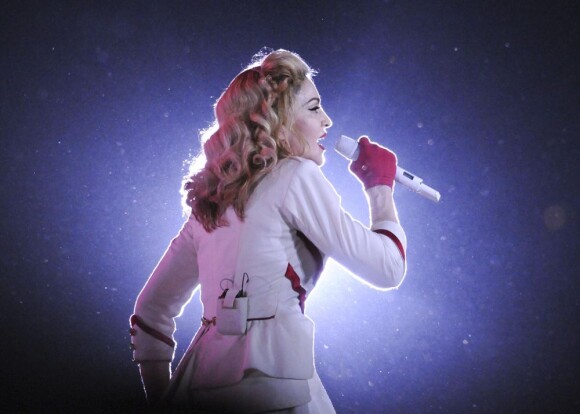 Madonna en concert à Buenos Aires en Argentine, le 15 décembre 2012.