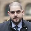 Derek Rose, accusé d'avoir tenté de faire du chantage à Tamara Ecclestone, le 20 février 2013 au moment d'arriver au tribunal de Southwark Crown à Londres