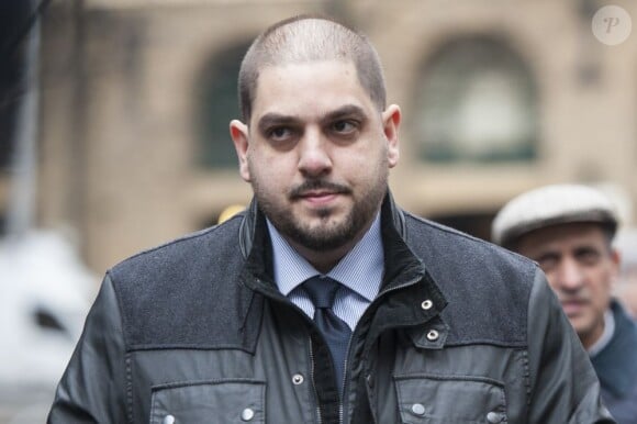 Derek Rose, accusé d'avoir tenté de faire du chantage à Tamara Ecclestone, le 20 février 2013 au moment d'arriver au tribunal de Southwark Crown à Londres