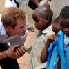 Visite du prince Harry au Lesotho avec Sentebale, le 27 février 2013