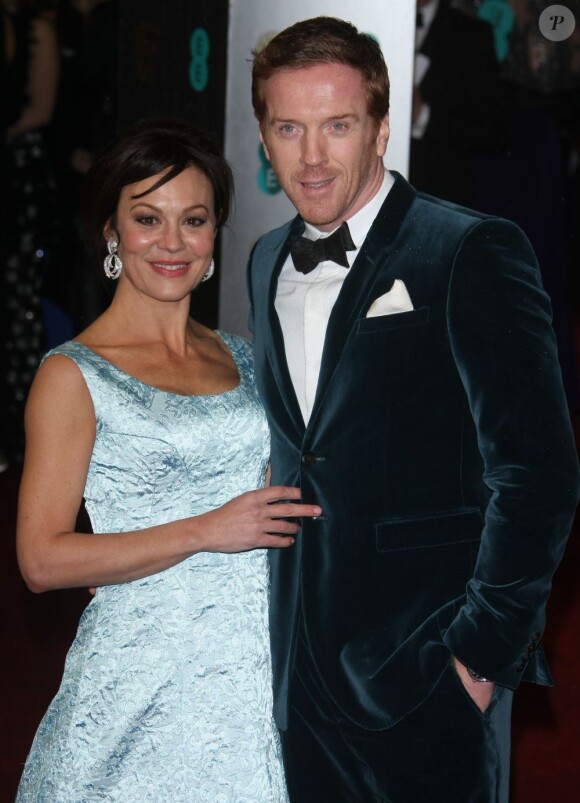Helen McCrory et Damian Lewis, le 10 février 2013 à Londres.