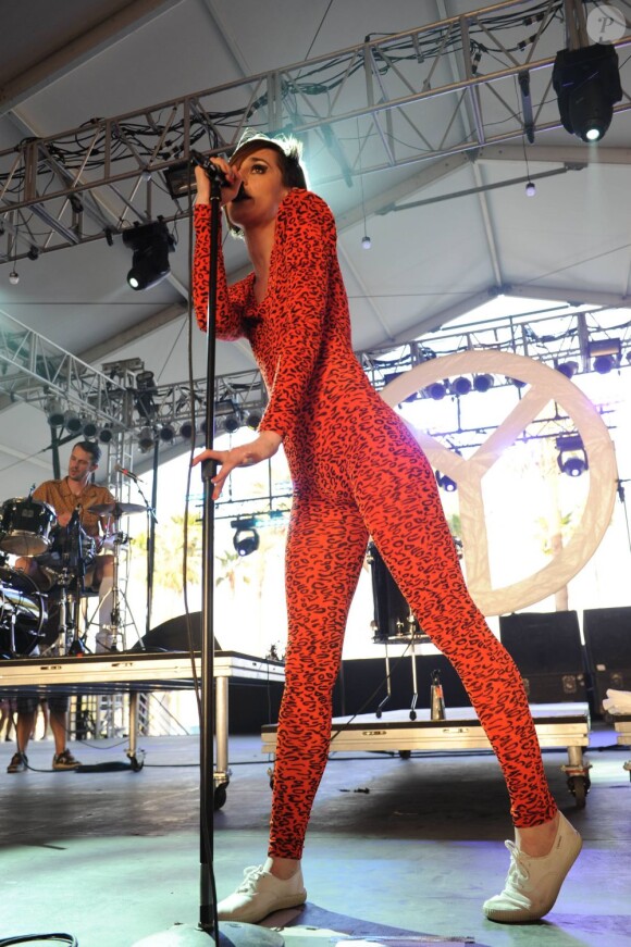 Yelle au festival Coachella en Californie, le 11 avril 2011.