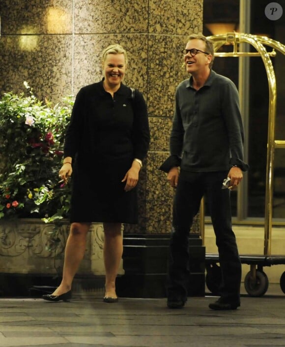 Kiefer et Rachel Sutherland, le 17 juin 2011 à Toronto.