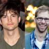 Ashton Kutcher et son frère jumeau Michael.