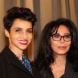 Exclusif - Farida Khelfa et Yamina Benguigui lors de la remise de l'insigne de chevalier des Arts et des Lettres à Biyouna, actrice et chanteuse algérienne au ministère des Affaires Etrangères à Paris, le 26 février 2013
