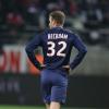 David Beckham lors du match perdu par le Paris Saint-Germain (1-0) face à Reims le 2 mars 2013, à Reims