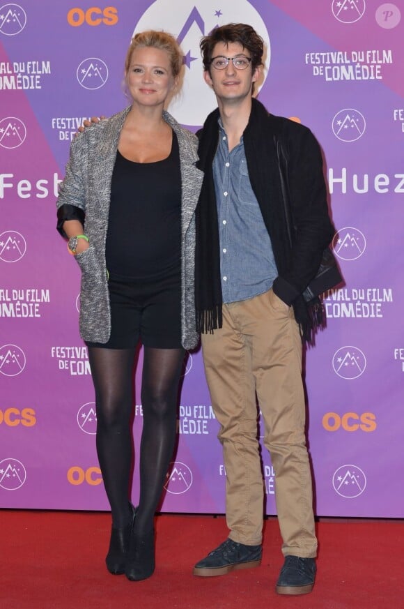 Virginie Efira et Pierre Niney à l'Alpe d'Huez pour le festival du film de comédie le 19 janvier 2013