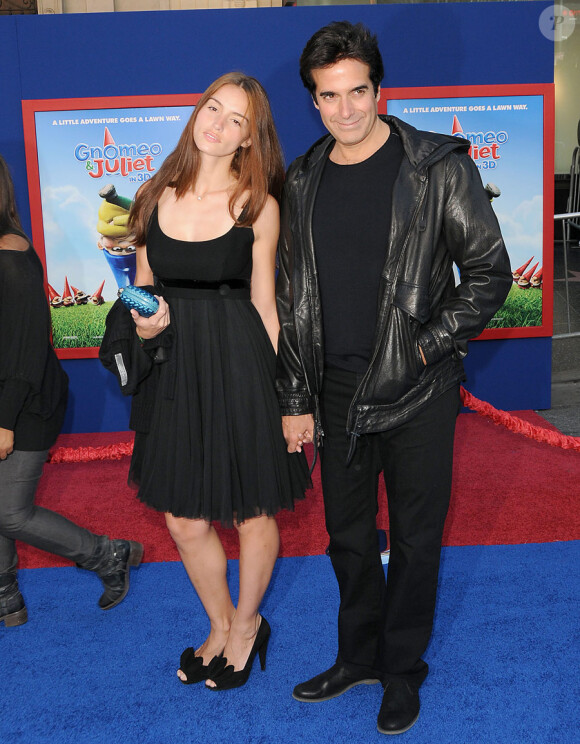 David Copperfield et Chloe Gosselin en janvier 2011