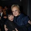Exclu : Après son concert à l'Olympia, Liza Minnelli s'est rendue "Chez Castel" où elle a retrouvé Muriel Robin, à Paris, le 5 mars 2013.