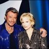 Johnny Hallyday et Sylvie Vartan sur le plateau de l'émission Irrésistiblement Sylvie, à Paris, le 14 octobre 1998.