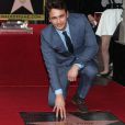James Franco, 34 ans et étoilé sur le Hollywood Walk of Fame à Los Angeles, le 7 mars 2013.