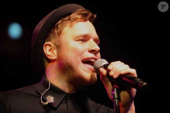 Le chanteur-compositeur Olly Murs joue à New York, le 24 janvier 2013.