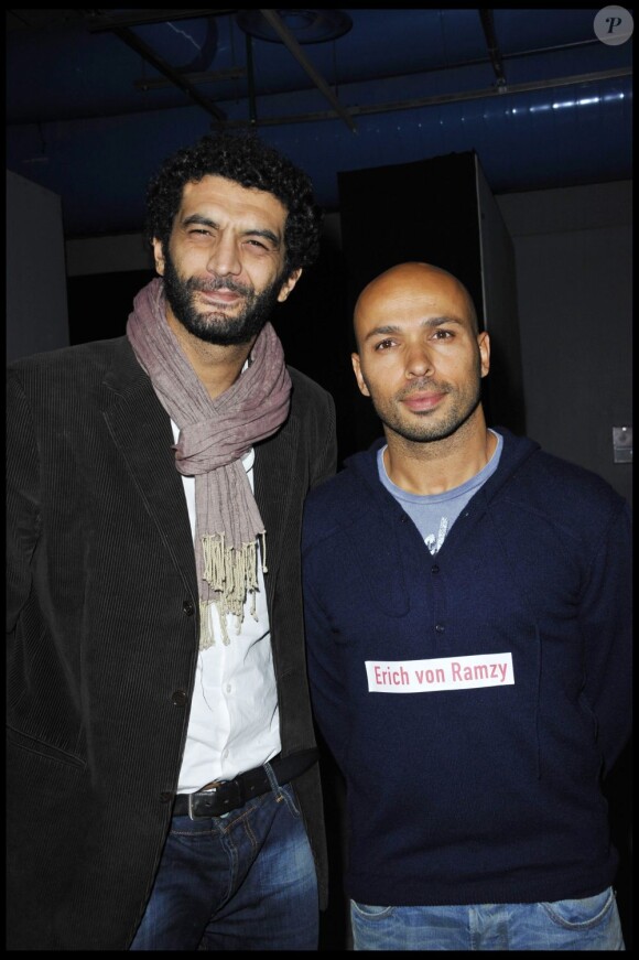 Ramzy Bédia et Eric Judor, à Paris, le 6 novembre 2010.