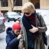 Michelle Williams et sa fille Matilda dans les rues de New York, le 6 mars 2013.