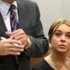 Lindsay Lohan au tribunal de Los Angeles, le 30 janvier 2013. Le procès a été repoussé au 18 mars 2013.