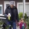 Ben Affleck emmène sa fille Seraphina petit-dejeuner au Brentwood Country Mart à Los Angeles le 15 mars 2013.