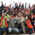 départ du rallye Aicha des gazelles du Maroc 2013, le samedi 16 mars au Trocadéro à Paris.