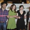 Tomer Sisley, Elsa Zylberstein, Valérie Donzelli et Patrick Timsit au lancement du Printemps du cinéma à l'UGC Ciné Cité de Bercy, à Paris le 17 mars 2013.