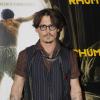 Johnny Depp à l'avant-première de Rhum Expess àParis, le 8 novembre 2011. Il a un tatouage écrit Jack du nom de son fils.