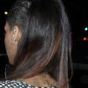 Rihanna affiche des étoiles dans le dos, à la sortie d'un club à Los Angeles, le 6 janvier 2012.